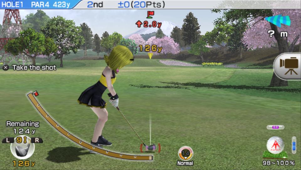 Everybody's Golf 6 screenshot 2 for Playstation Vita