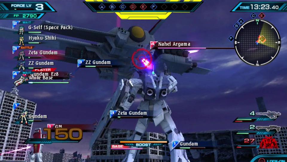 Mobile Suit Gundam Extreme VS-Force screenshot 3 for Playstation Vita