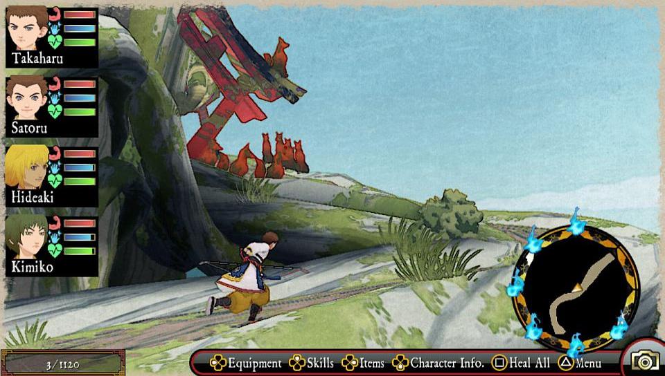 Oreshika: Tainted Bloodlines screenshot 2 for Playstation Vita