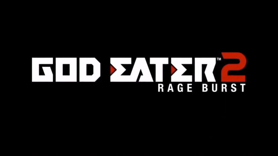 God Eater 2: Rage Burst title screen for Playstation Vita
