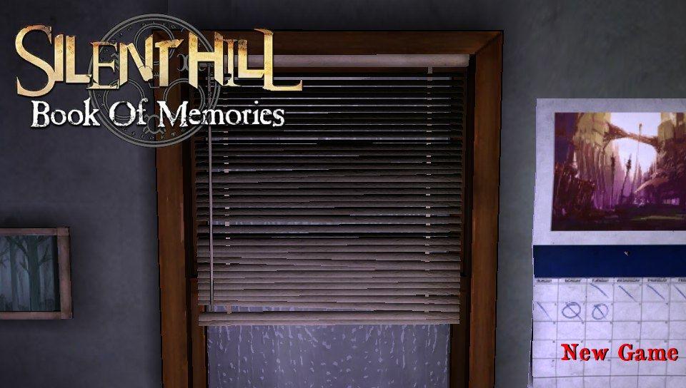 Silent Hill Book of Memories title screen for Playstation Vita