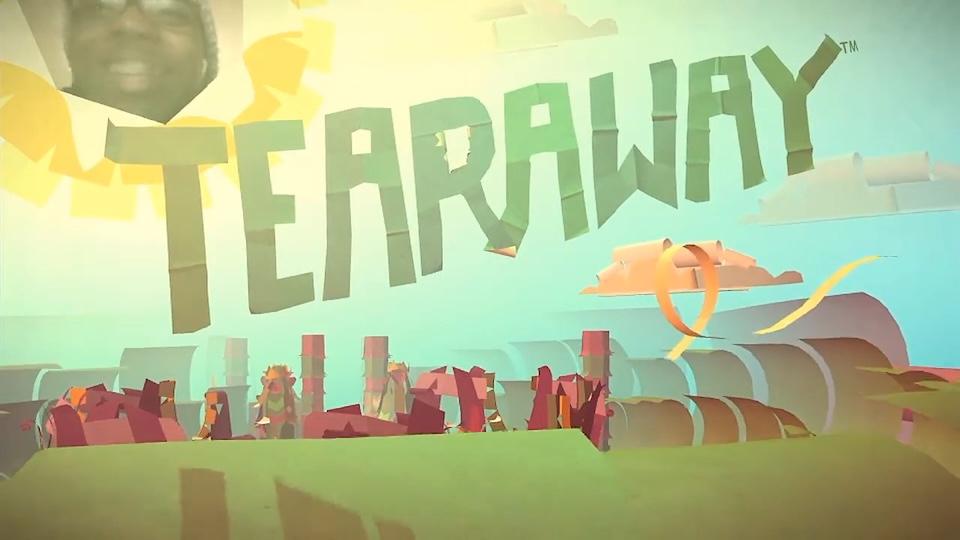 Tearaway title screen for Playstation Vita