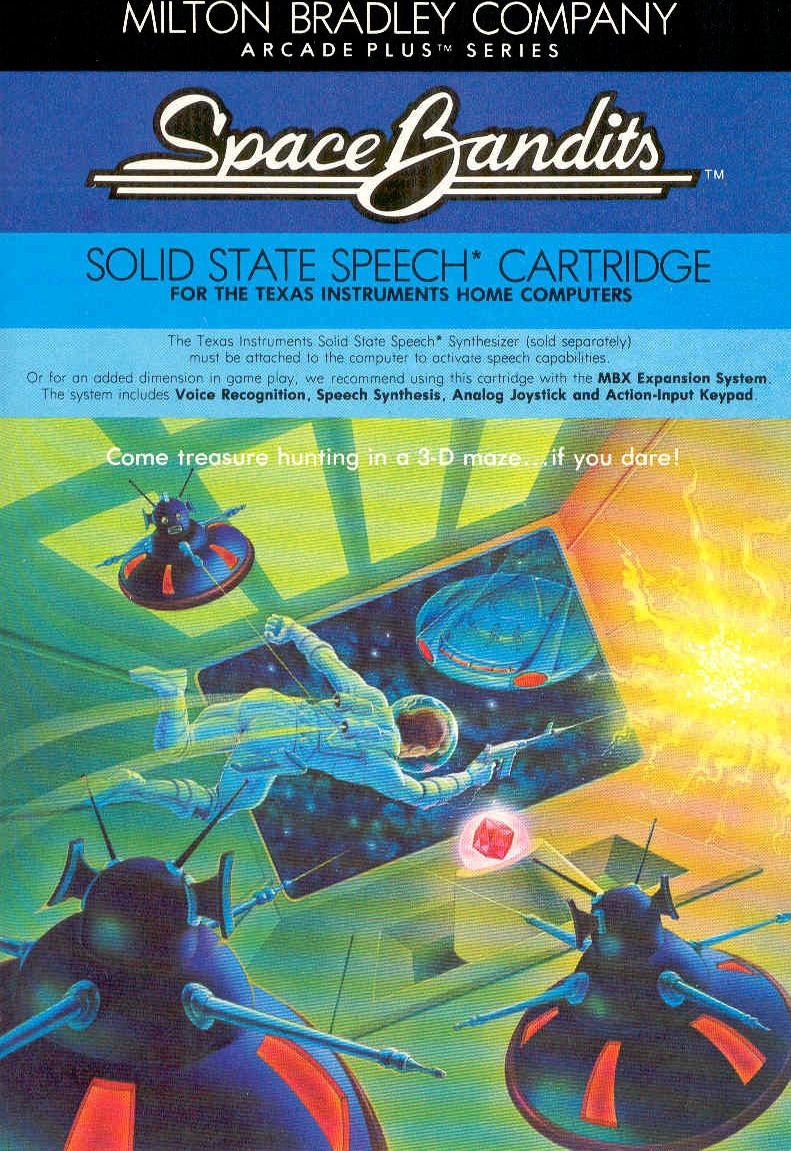 Space Bandits box art for TI-99
