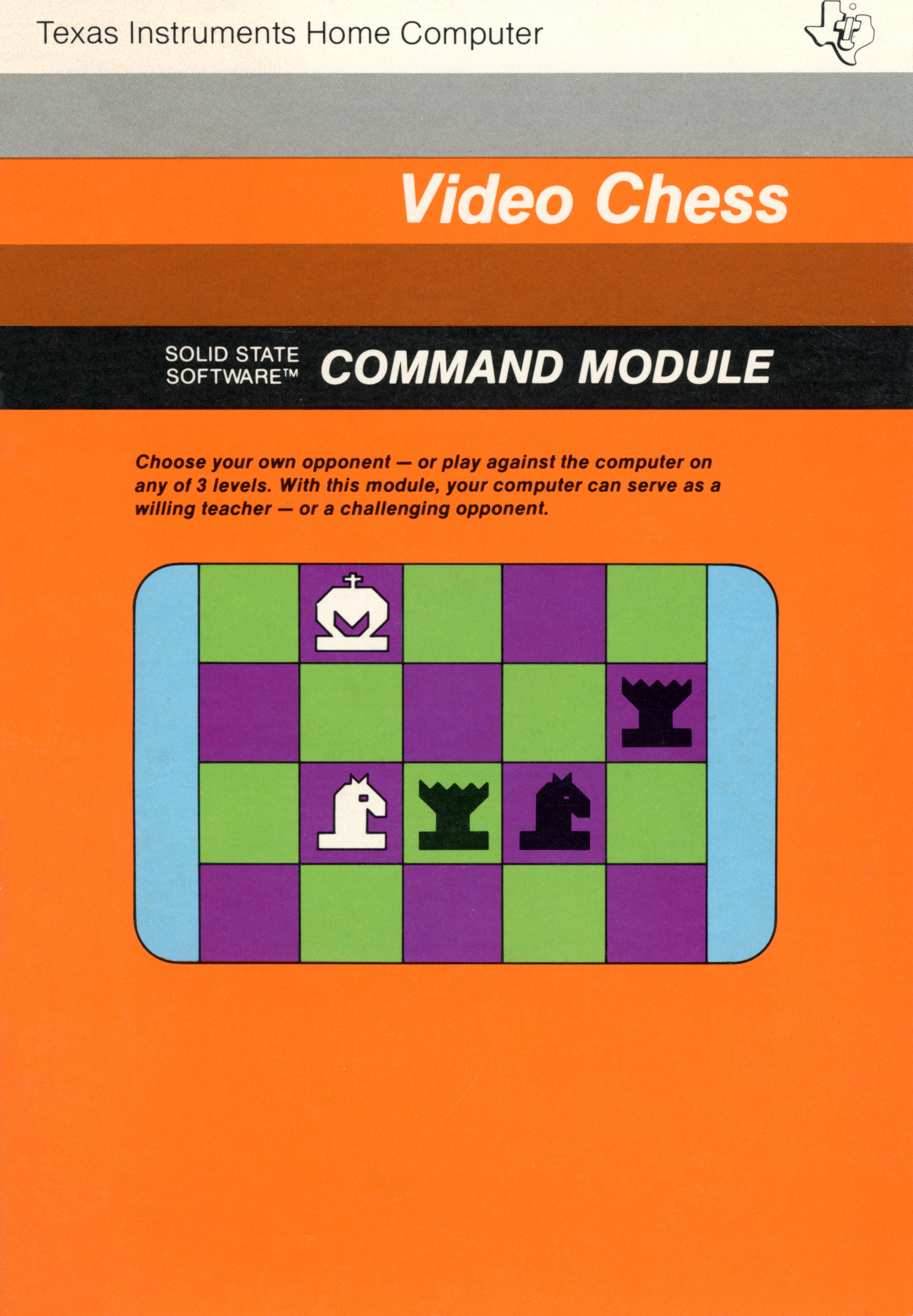 Video Chess box art for TI-99