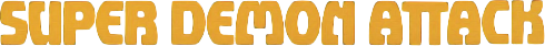 Super Demon Attack logo for TI-99
