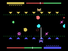 Meteor Belt screenshot 2 for TI-99