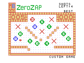 Zero Zap screenshot 2 for TI-99