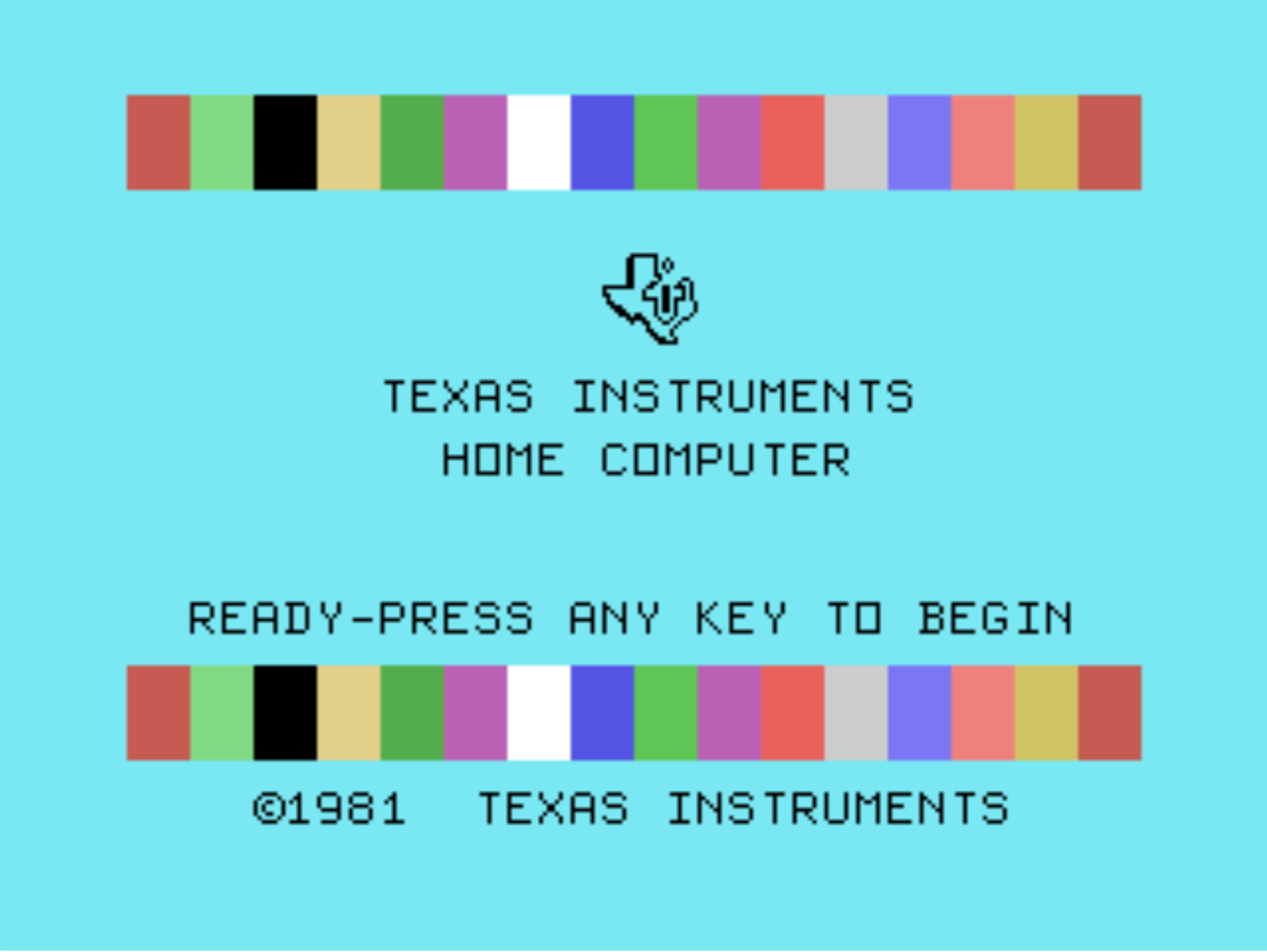 Command Control Joystick Adapter title screen for TI-99