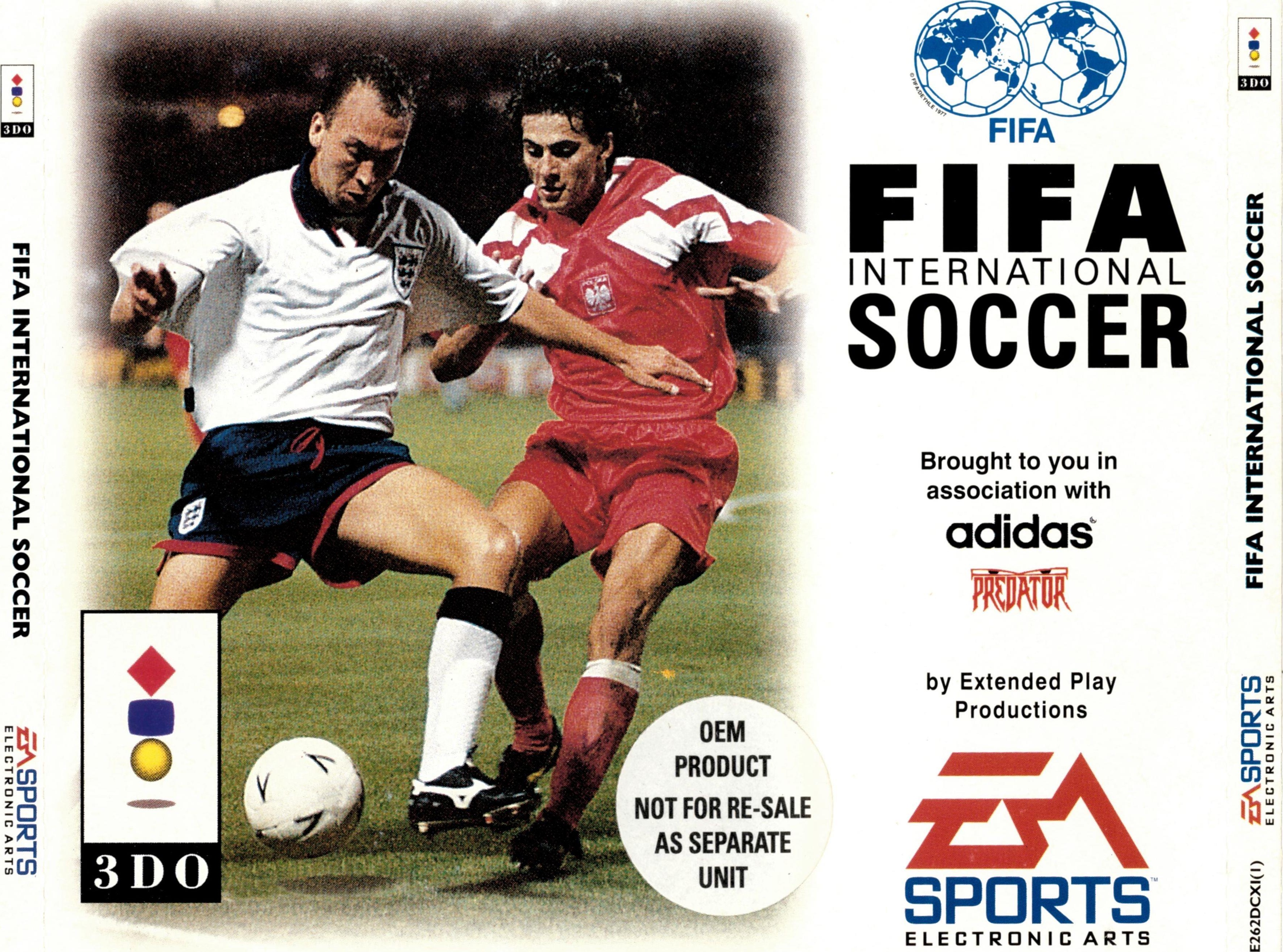 FIFA Soccer box art for 3DO