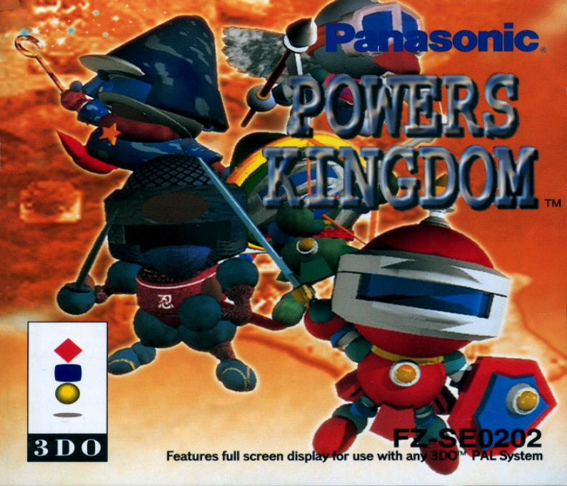 Powers Kingdom box art for 3DO