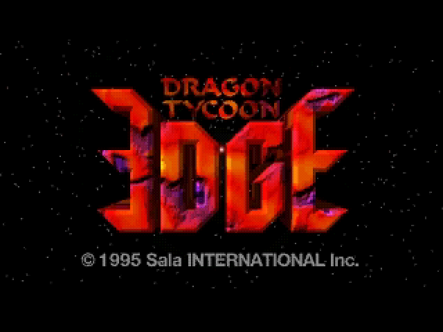 Dragon Tycoon Edge title screen for 3DO