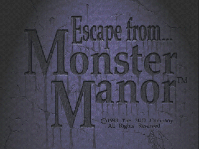 Virtual Horror: Norowareta Yakata title screen for 3DO