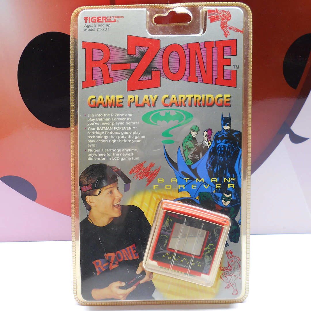 Batman Forever box art for Tiger R-Zone