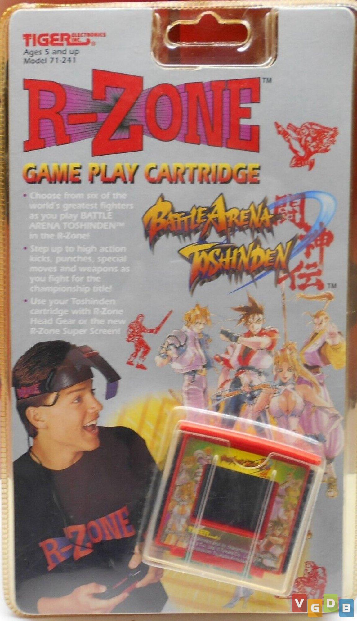 Battle Arena Toshinden box art for Tiger R-Zone