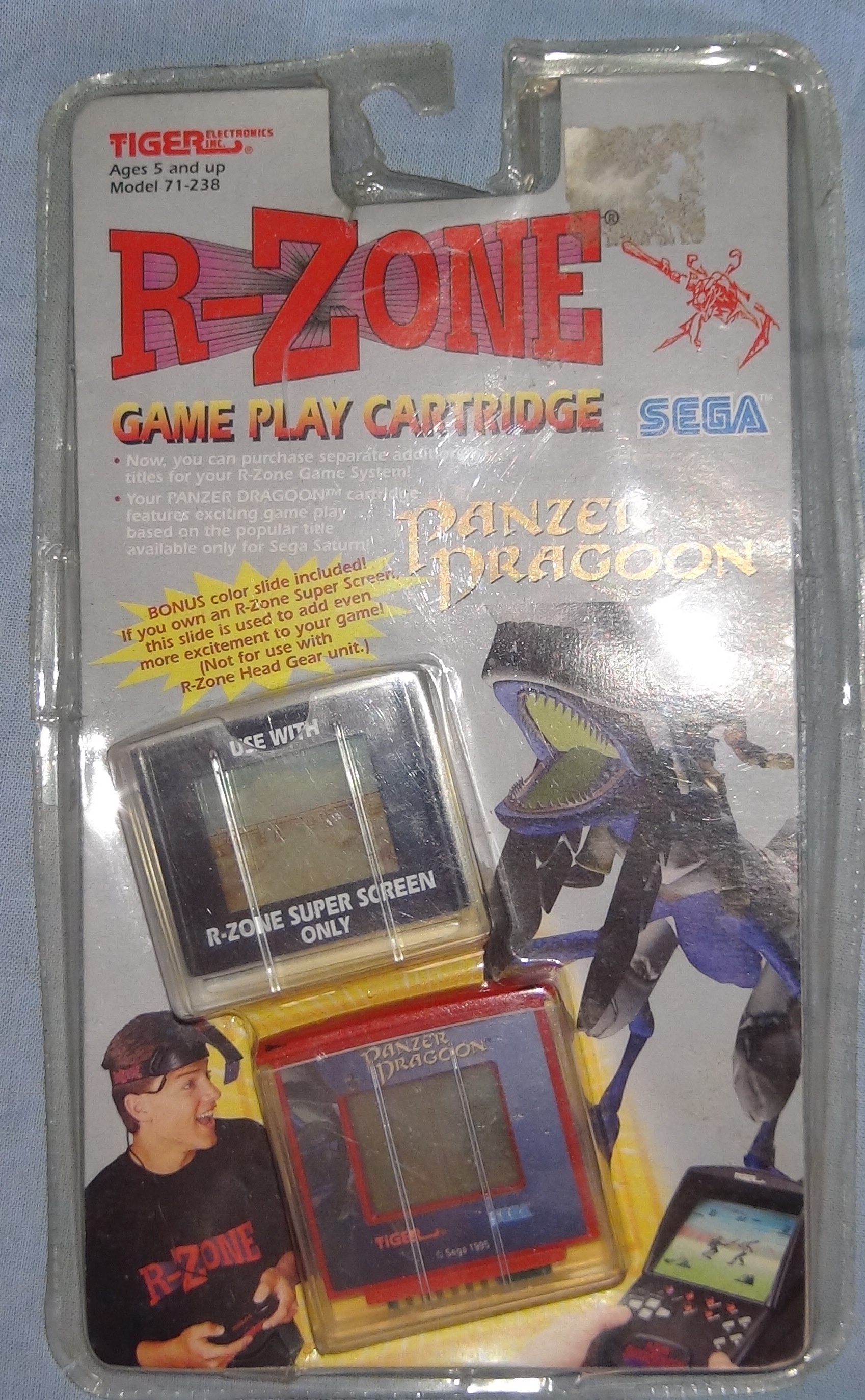 Panzer Dragoon box art for Tiger R-Zone