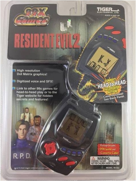 Resident Evil 2 99X box art for Tiger R-Zone