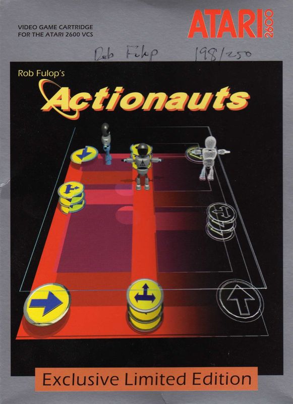 Actionauts box art for Atari 2600