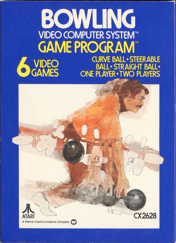 Bowling box art for Atari 2600