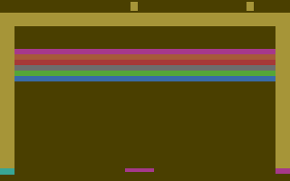 Breakout [Text Label] screenshot 4 for Atari 2600