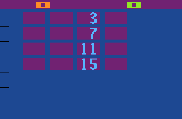 Concentration screenshot 2 for Atari 2600