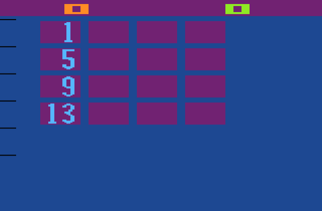 Concentration screenshot 3 for Atari 2600