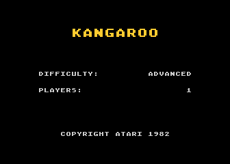 Kangaroo screenshot 3 for Atari 2600
