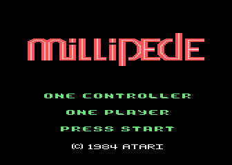 Millipede screenshot 3 for Atari 2600