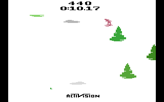 Skiing screenshot 3 for Atari 2600