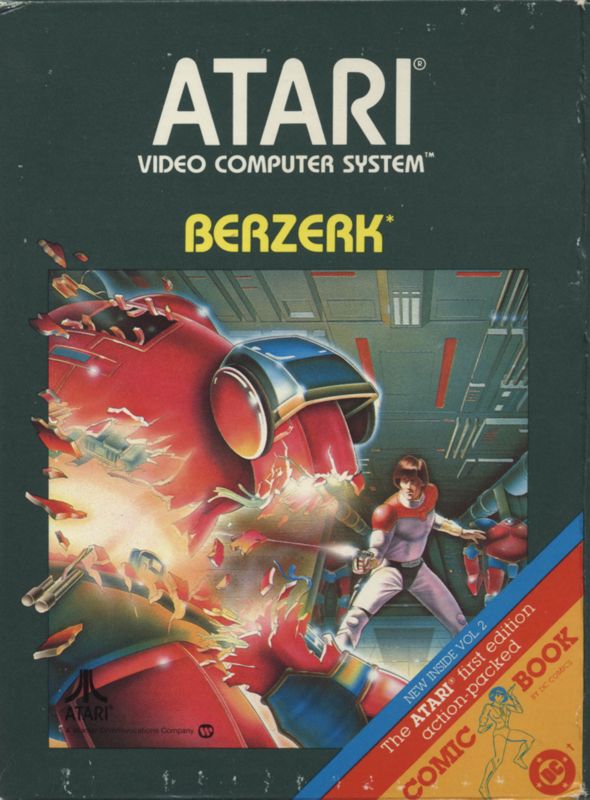 Berzerk box art for Atari 5200