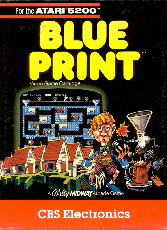 Blue Print box art for Atari 5200