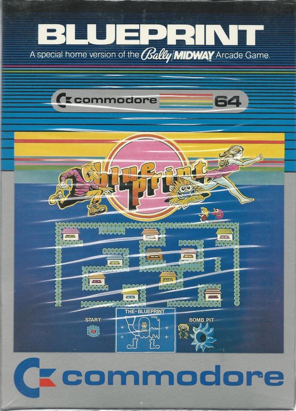 Blue Print box art for Atari 5200