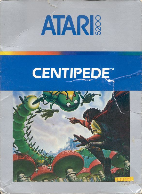 Centipede box art for Atari 5200