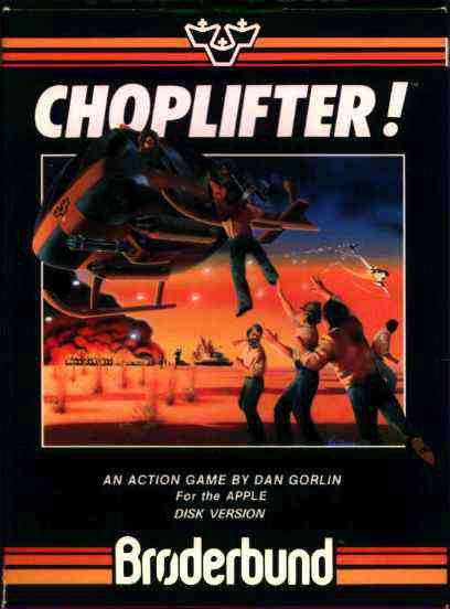 Choplifter! box art for Atari 5200