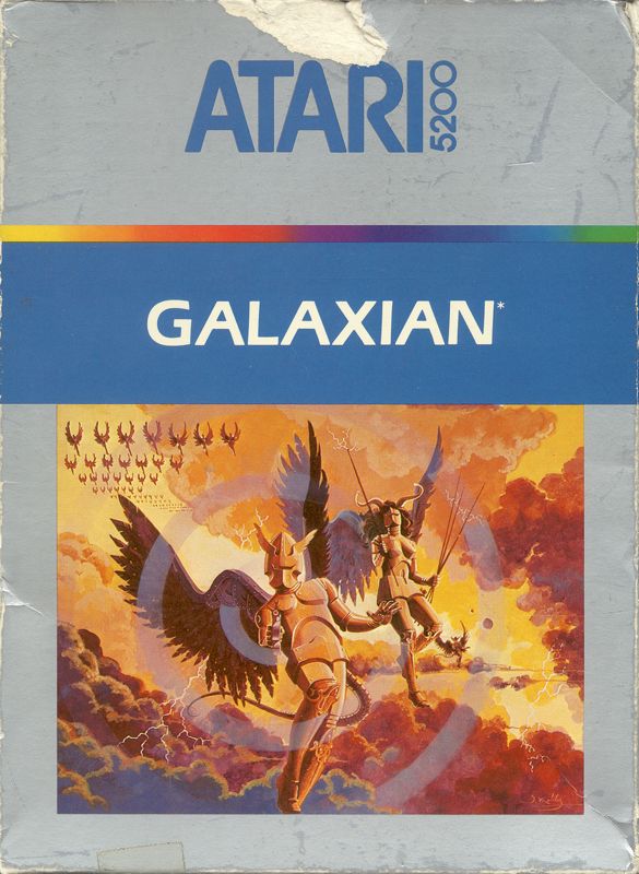 Galaxian box art for Atari 5200