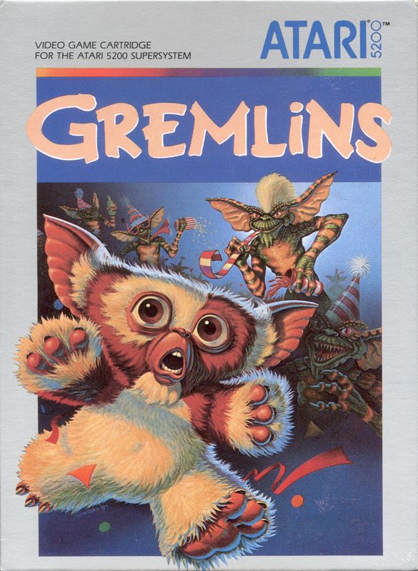 Gremlins box art for Atari 5200