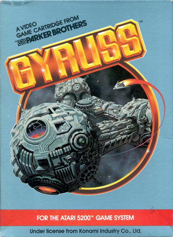 Gyruss box art for Atari 5200