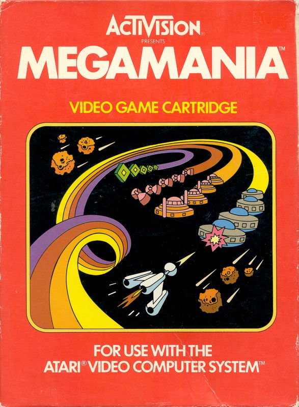 Megamania box art for Atari 5200