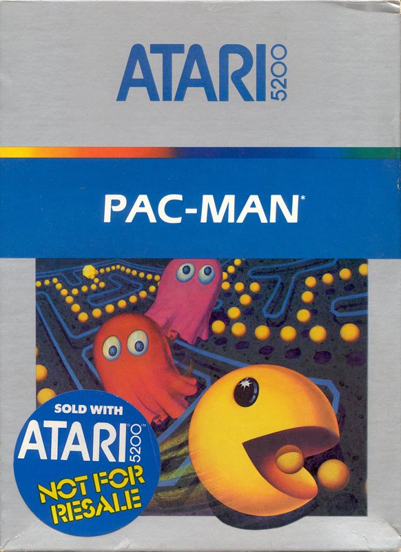 Pac-Man box art for Atari 5200