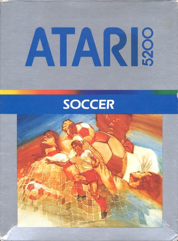 Soccer box art for Atari 5200