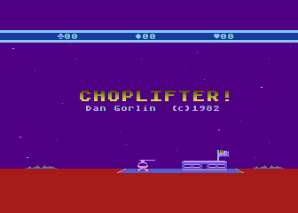 Choplifter! screenshot 4 for Atari 5200