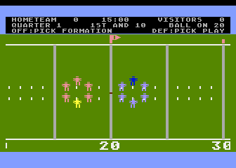 Football screenshot 4 for Atari 5200