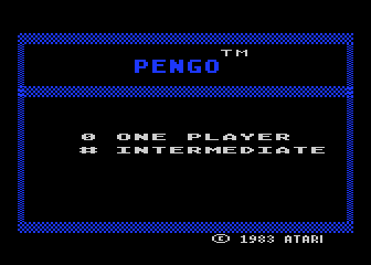 Pengo screenshot 4 for Atari 5200