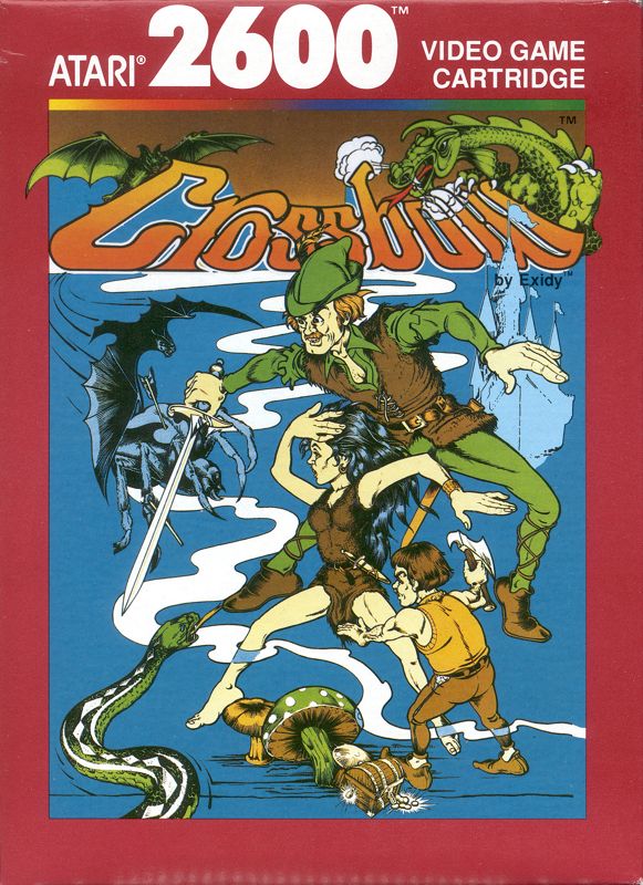 Crossbow box art for Atari 7800