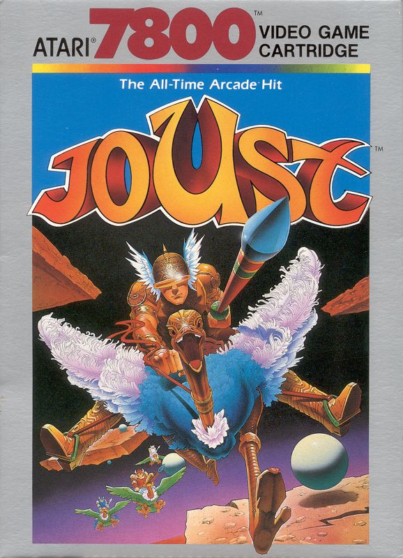 Joust box art for Atari 7800