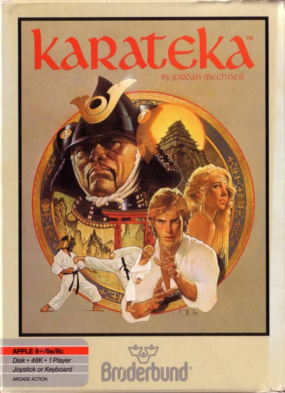 Karateka box art for Atari 7800