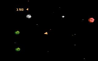Asteroids screenshot 5 for Atari 7800