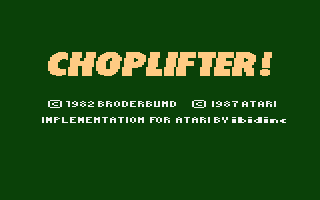 Choplifter screenshot 4 for Atari 7800
