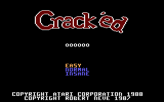Crack'ed screenshot 3 for Atari 7800