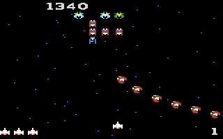 Galaga screenshot 4 for Atari 7800