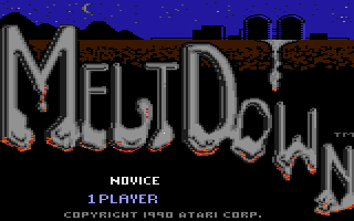 Meltdown screenshot 4 for Atari 7800